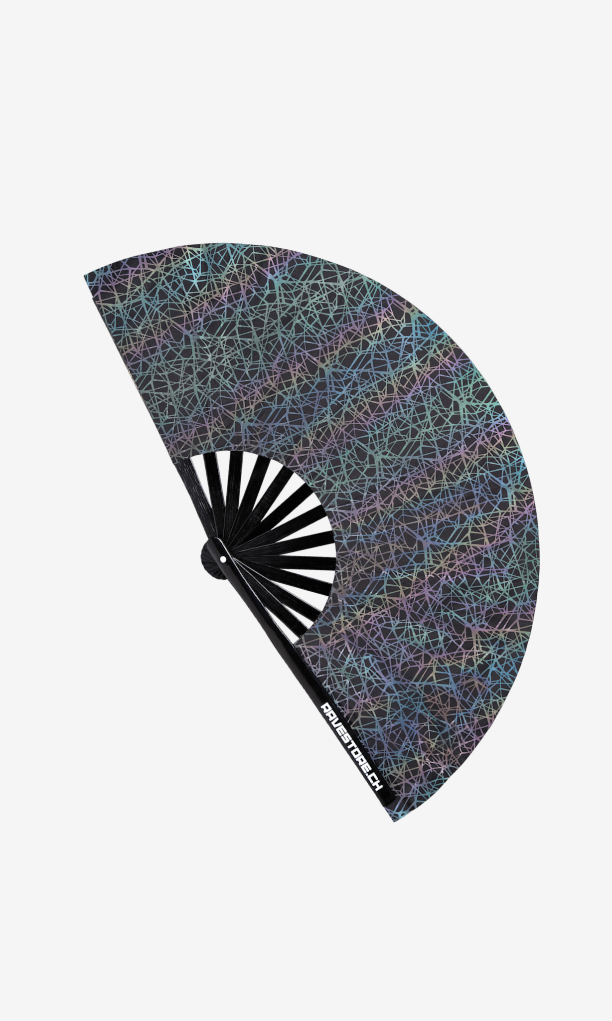 Flash reflective rave fan