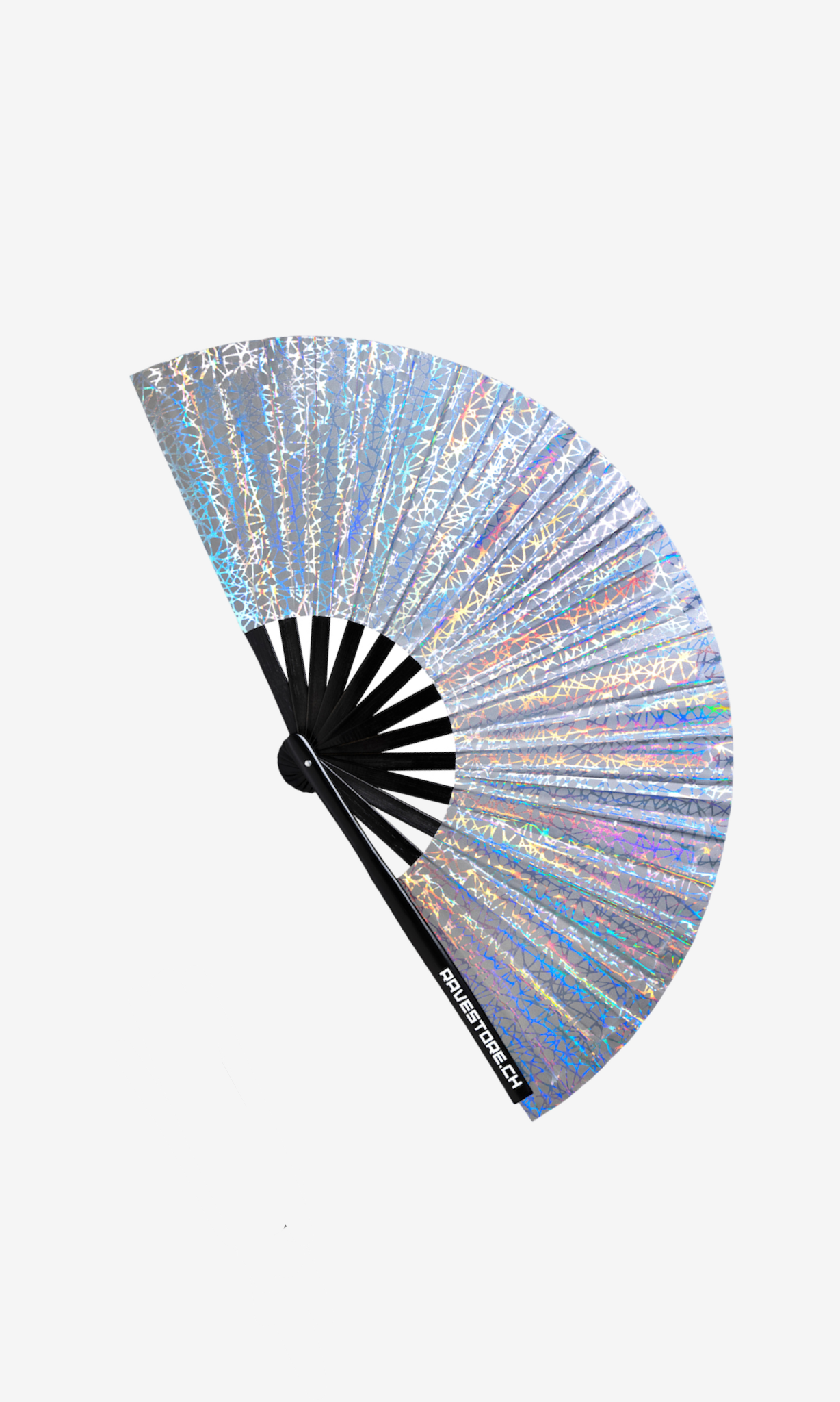 Flash reflective rave fan
