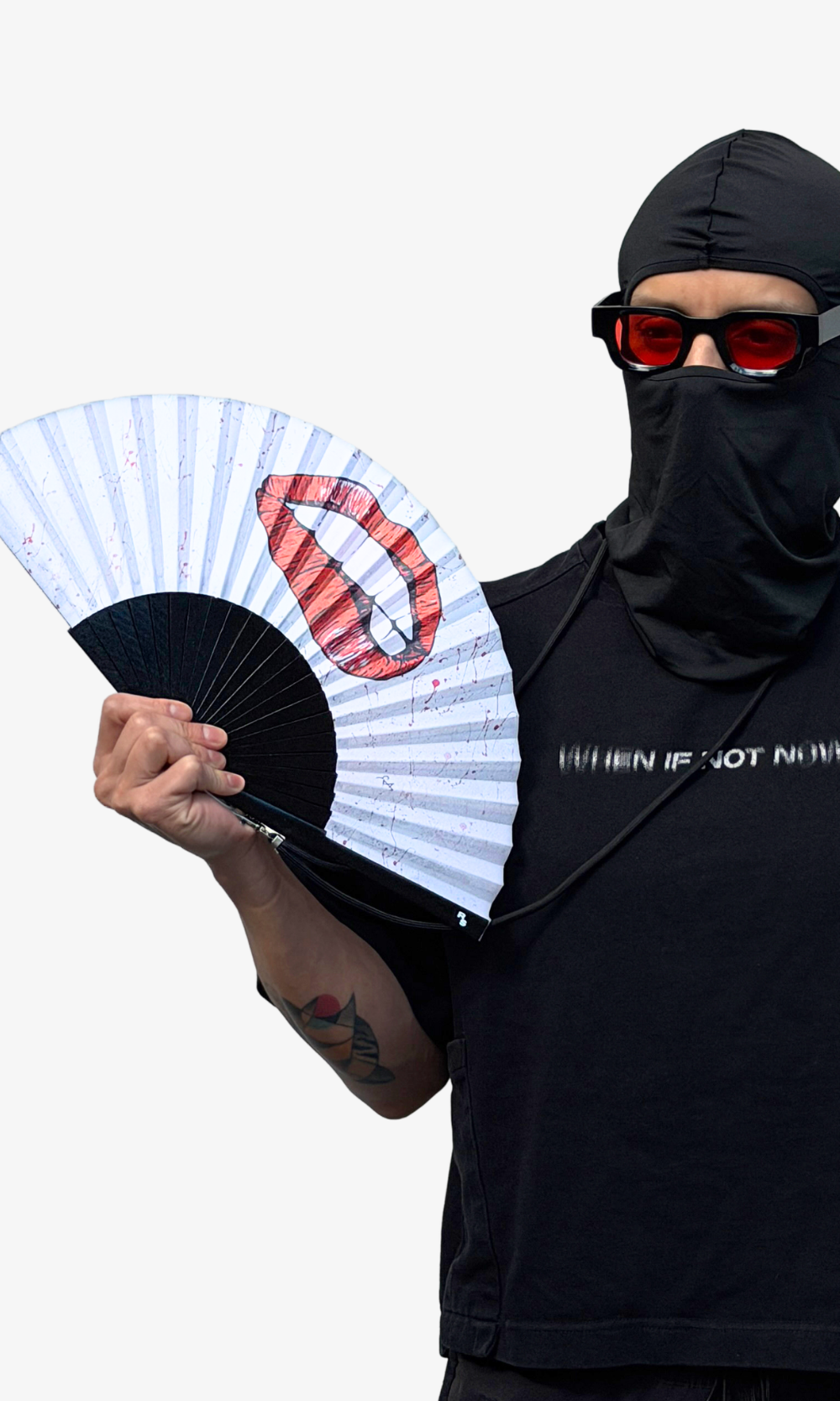 LIPS hand fan