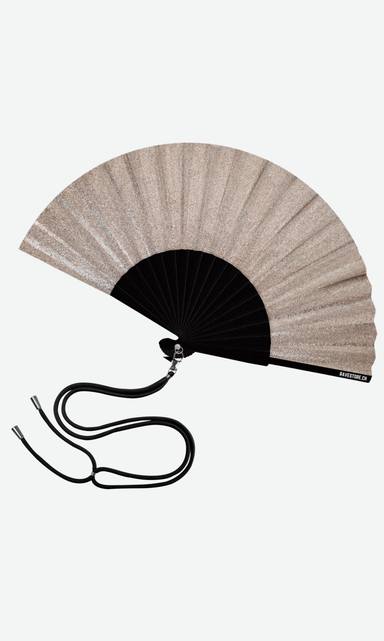 Glitter Fan with Robe CHAMPAGNE