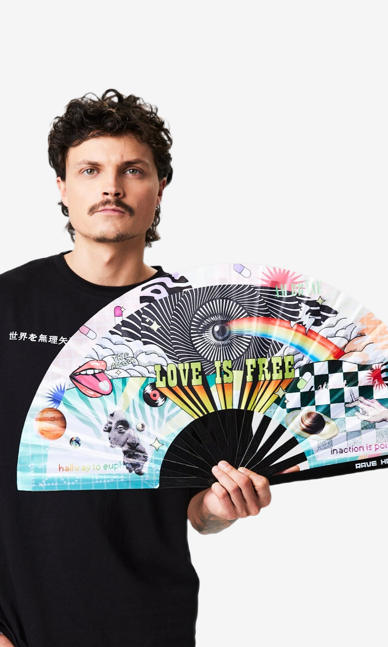 Love-is-Free-Green-rave-fans-male