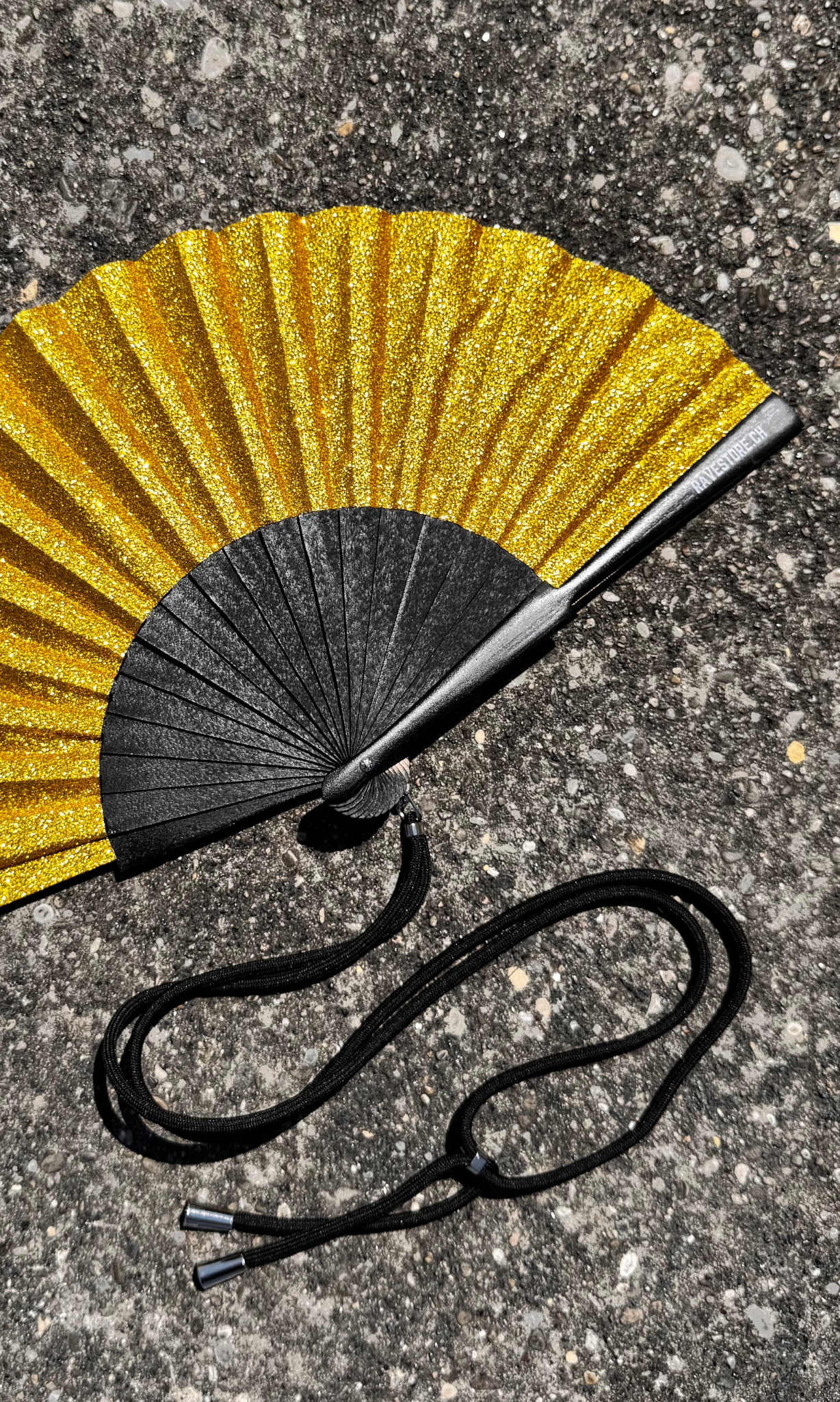 Glitter Fan Rope YELLOW