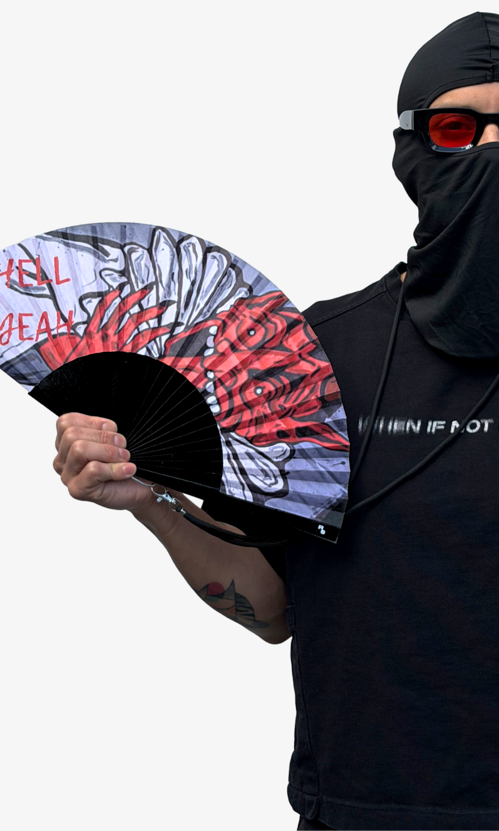 Hell Yeah hand fan