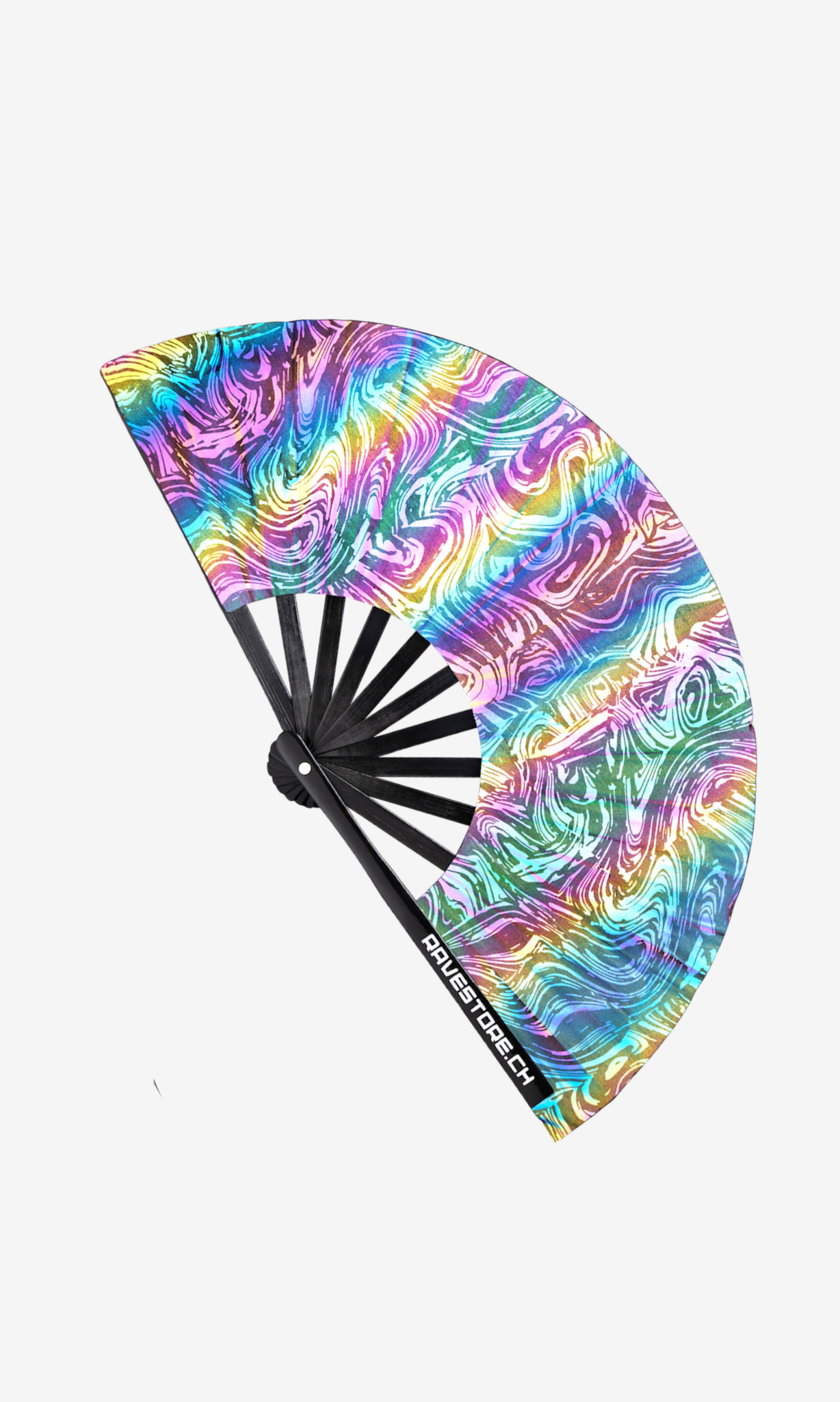 Reflective medium rave fan