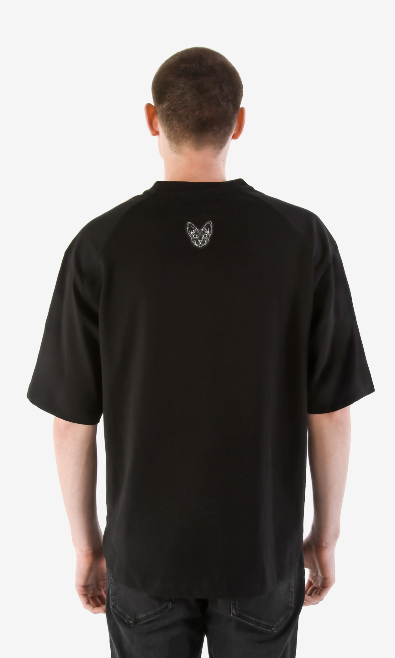 T-Shirt-with-two-fans-pockets-black