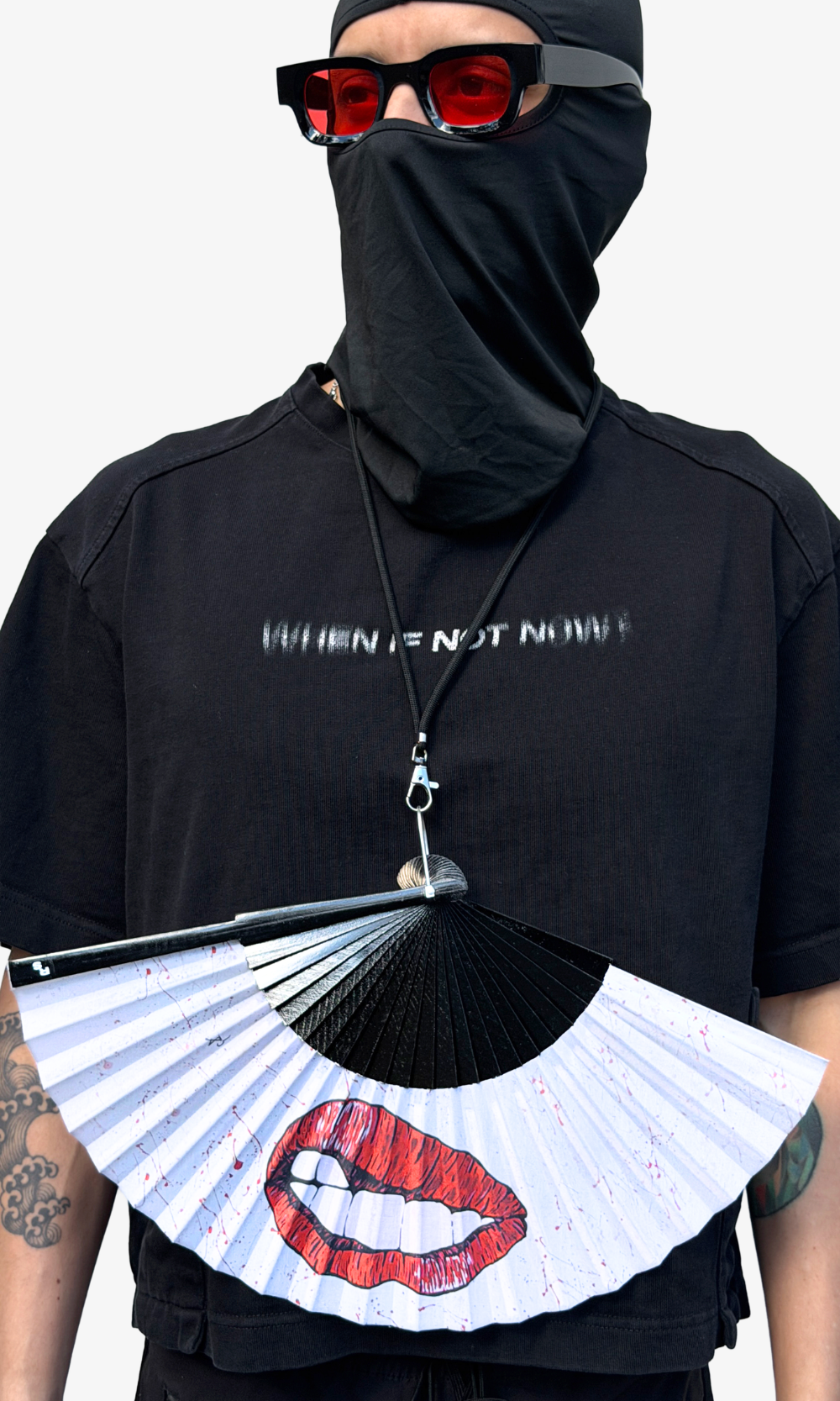 LIPS hand fan
